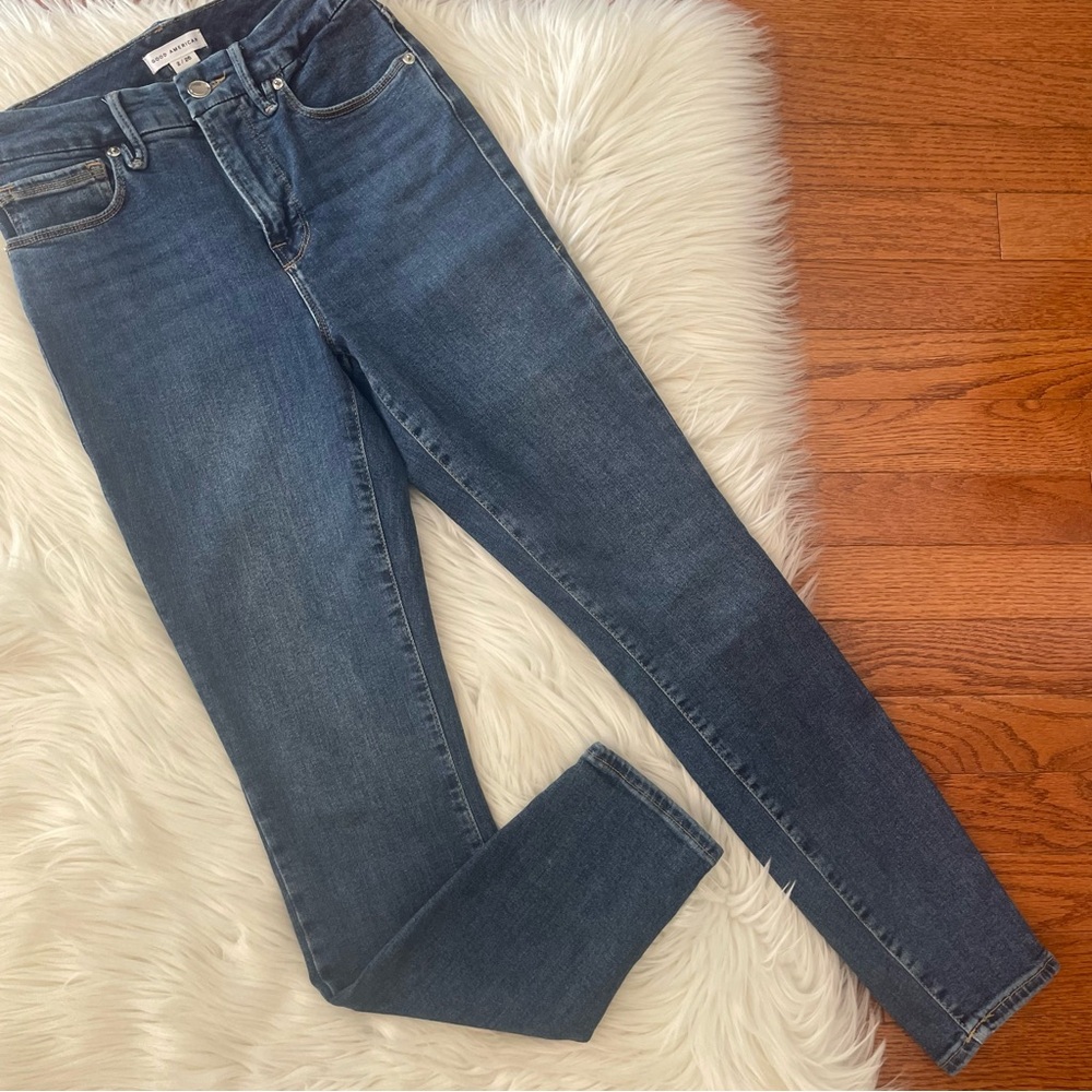 Good American GOOD LEGS DEEP V Jeans Size 2/26
